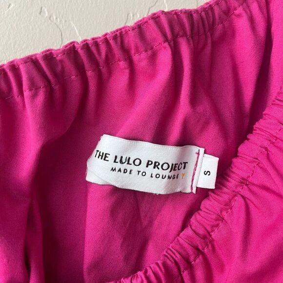 The Lulo Project Liberia Fuchsia Pink One‎ Shoulder A-Line Midi Dress Size Small - Picture 6 of 10
